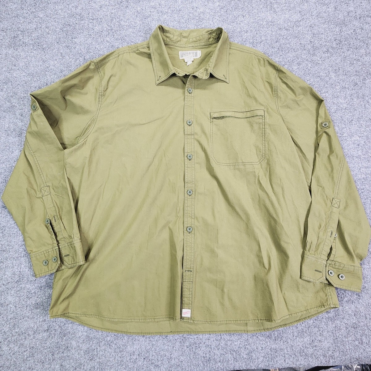 Duluth Trading Men 3XL Long Sleeve Canyoneer Shirt 38906 Duluth Trading Men 3XL Long Sleeve Canyoneer Shirt 38906
