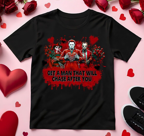 Halloween Movie Icon Character Horror  Tee - Afbeelding 1 van 5