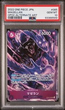 2022 ONE PIECE JPN. MAGELLAN #085 OP02-ALTERNATE ART PSA 10