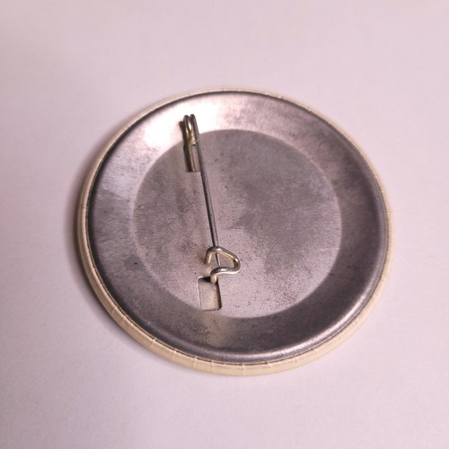 Vtg Do It In The Creek Swartz Creek Hometown Days Funny Humor Pin Button Pink - Picture 3 of 3