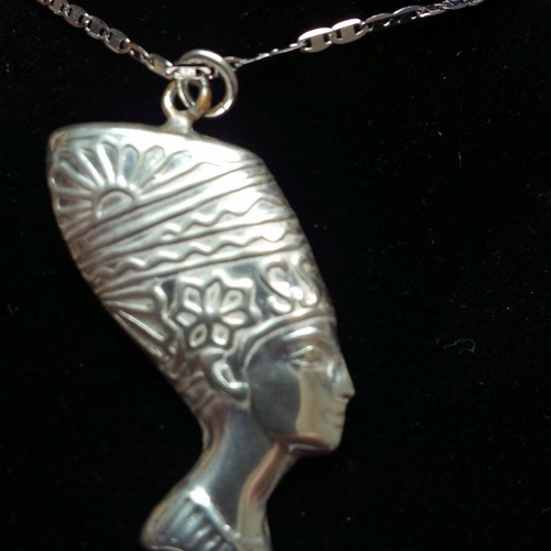 Egyptian Silver "STAMPED" Nefertiti Original - Bild 4 von 5