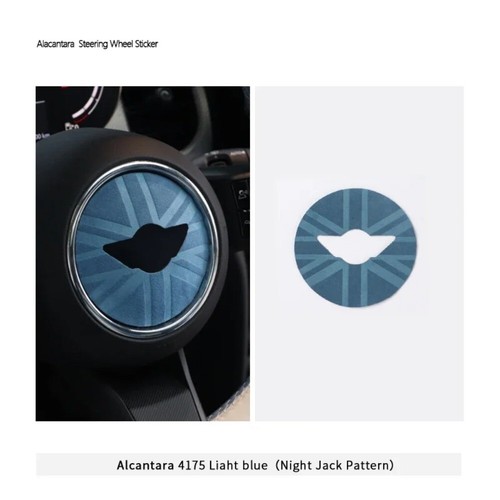 Suede Steering Wheel Sticker For Mini Cooper U25 J01 J05 F65 F66 F54-F60 R50-R61 - Picture 18 of 25
