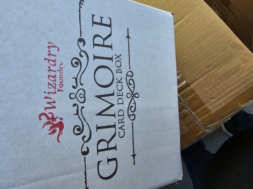 Magic The Gathering Card Deck Box Wizardry Foundry Grimoire - Picture 6 of 10