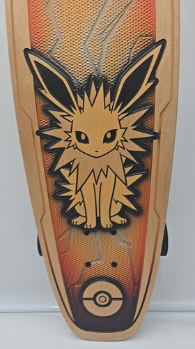 Pokemon Center x Bear Walker: Jolteon Limited Edition Skateboard Nintendo - Bild 11 von 11