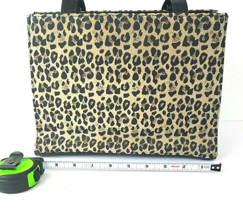 Newport News Animal Print Bag Purse Boho Retro Mob Wife - Picture 3 of 6