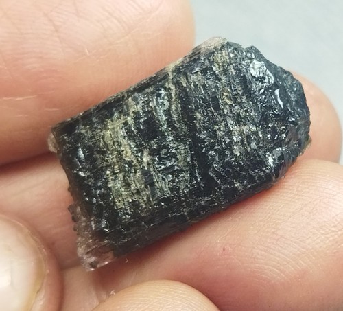 45 Cts Natural Tourmaline Crystal Mineral Specimen ,Pink Head Etched Termination - Picture 23 of 24