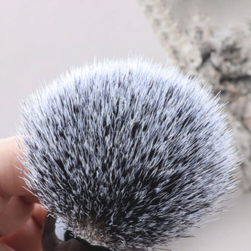 Silver Tip Synthetic Hair Shaving Brush For Men Perfect for Shaving Cream Lather - Picture 3 of 4
