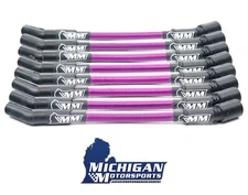 Michigan Motorsports LS Truck Spark Plug Wire Set Purple 10mm LM7 LQ4 LR4 L33
