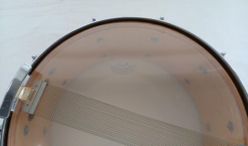 Pearl Zenithal Resonator Snare Drum Natural 14"x6.5" Made in Japan - Picture 14 of 18