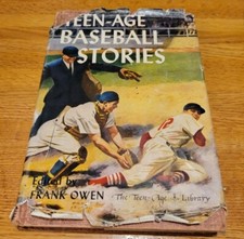 Teen-Age Baseball Stories Edited by Frank Owen-Grosset & Dunlap in Dust Jacket