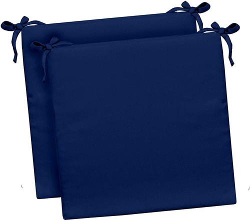 RSH Decoración Interior Exterior Juego de 2 Cojines de Asiento de Silla de Comedor de Espuma, 16"x16"x2" - Imagen 23 de 30