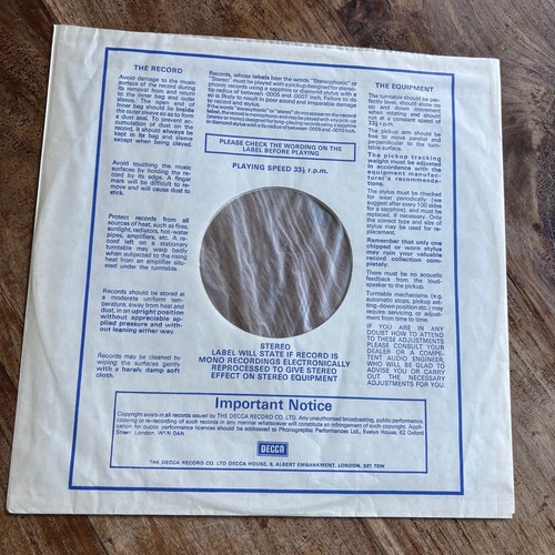 THE MOODY BLUES - OCTAVE EX/EX+ VINYL LP / LYRIC SHEET / DECCA INNER - Foto 11 di 11