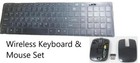 BLACK Wireless Keyboard + Num Pad & Mouse for Samsung UE55F8000 Smart TV