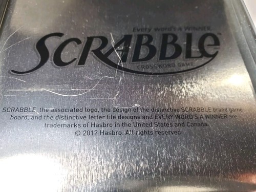 NEU Hasbro Scrabble Untersetzer 26 quadratisch 3,5" Karton Box Set Party Spieleabend - Bild 9 von 9
