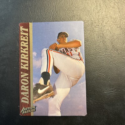 B10 1995 Action Packed #38 Daron, Kirkreit Canton, Akron, Indians, Cleveland
