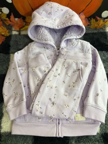Niñas Talla 24 Meses/2T Púrpura Floral Osh Kosh B’gosh Conjunto 2 Piezas - Imagen 1 de 10