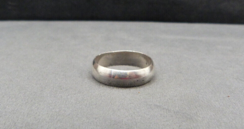 Beautiful silver wedding band, size 57-58, unisex. - Picture 1 of 5