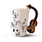 novelty  handle ceramic cup  spectrum coffee milk tea cup personality mug9374