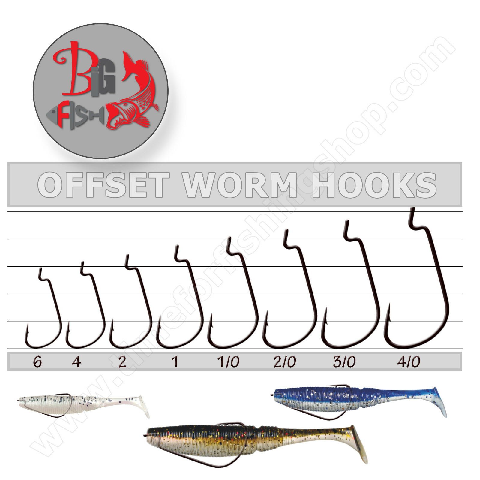 Drop Shot OFFSET Hooks Soft Lure Pike Perch Weedless Fishing sizes 4/0