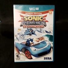 WII U SONIC ALL STAR RACING TRANSFORMED BONUS ED VIDEO GAME SEALED
