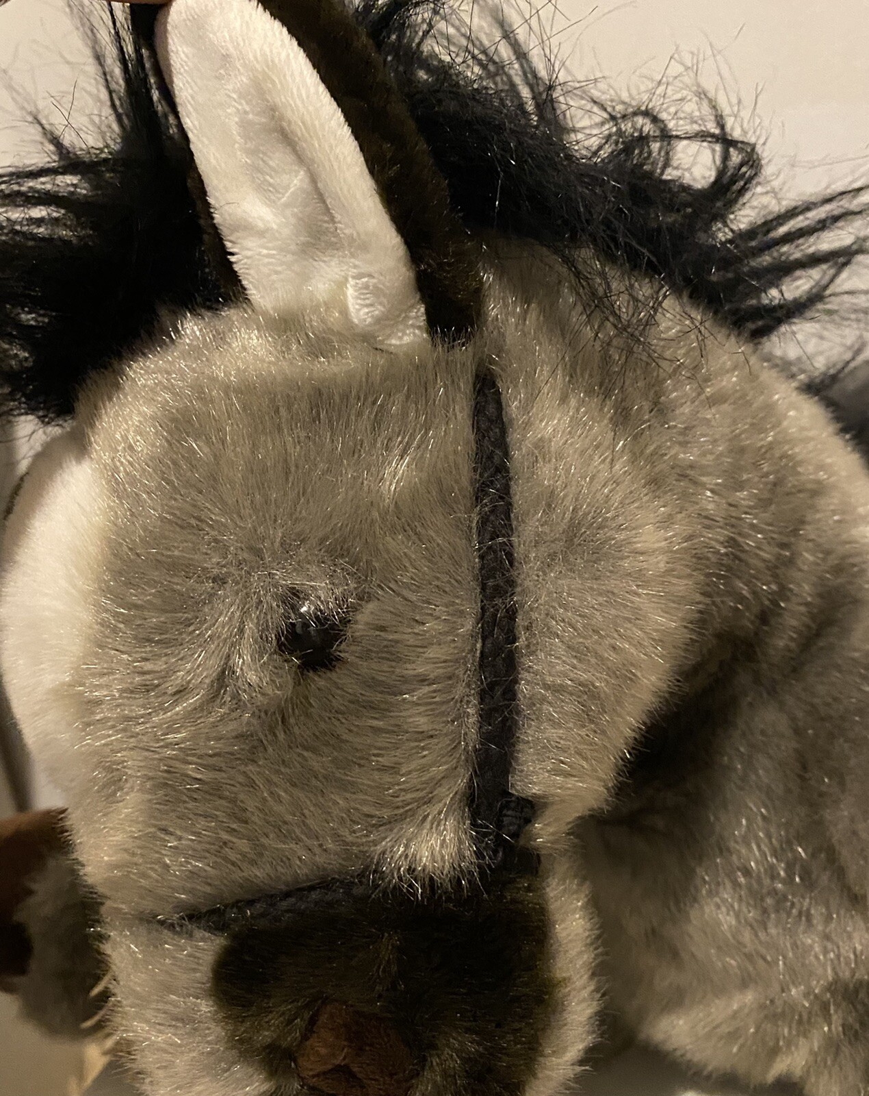 Chad Valley Plush Large Grey Horse Pony Plush - Picture 5 of 13