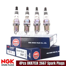 4Pcs NGK BKR7EIX 2667 Iridium IX Spark Plugs Brand New