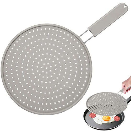 Nonstick Oil Grease Pan Lid Oil-Proof Splash Cover Frying Protection WLD RaU BK - Picture 6 of 12