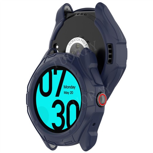 Zamiennik dla Ticwatch Pro 5 Enduro Watch Bumper TPU / PC Protector Case Cover - Zdjęcie 93 z 105