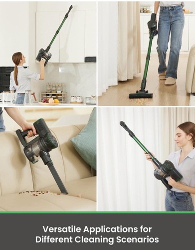 Vactidy Blitz V9 Pro Cordless Vacuum Cleaner with Powerful Brushless Motor -NEW - Picture 6 of 11