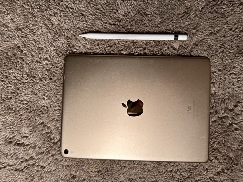 Apple iPad Air 1st Gen. 128GB, Wi-Fi, 9.7in With Apple Pencil- Gold - Picture 2 of 3