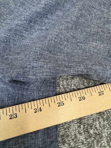 Croft & Barrow Quick Dry Short Sleeve Gray/Blue Button Shirt Mens Large Vented - Picture 8 of 8