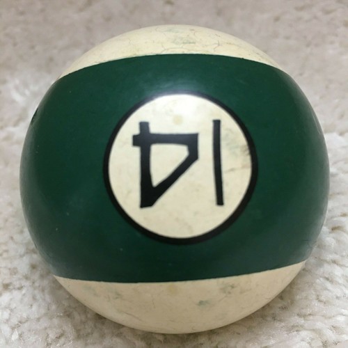 #14 Pool Ball. Antique, Vintage And Current Style Balls. Many To Choose From. - Picture 257 of 446