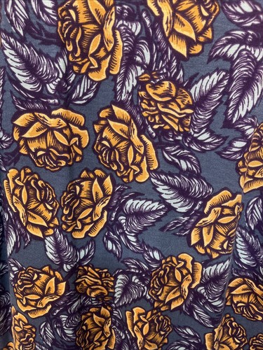 Lularoe Size XL High Low Short Sleeves Rose Floral Design - Picture 9 of 19