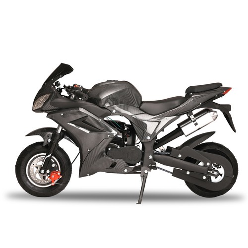 40KM/H 49cc 4-Stroke Gas Pocket Motorbike with Front Rear Disc Brakes,Load 150kg - Picture 6 of 17