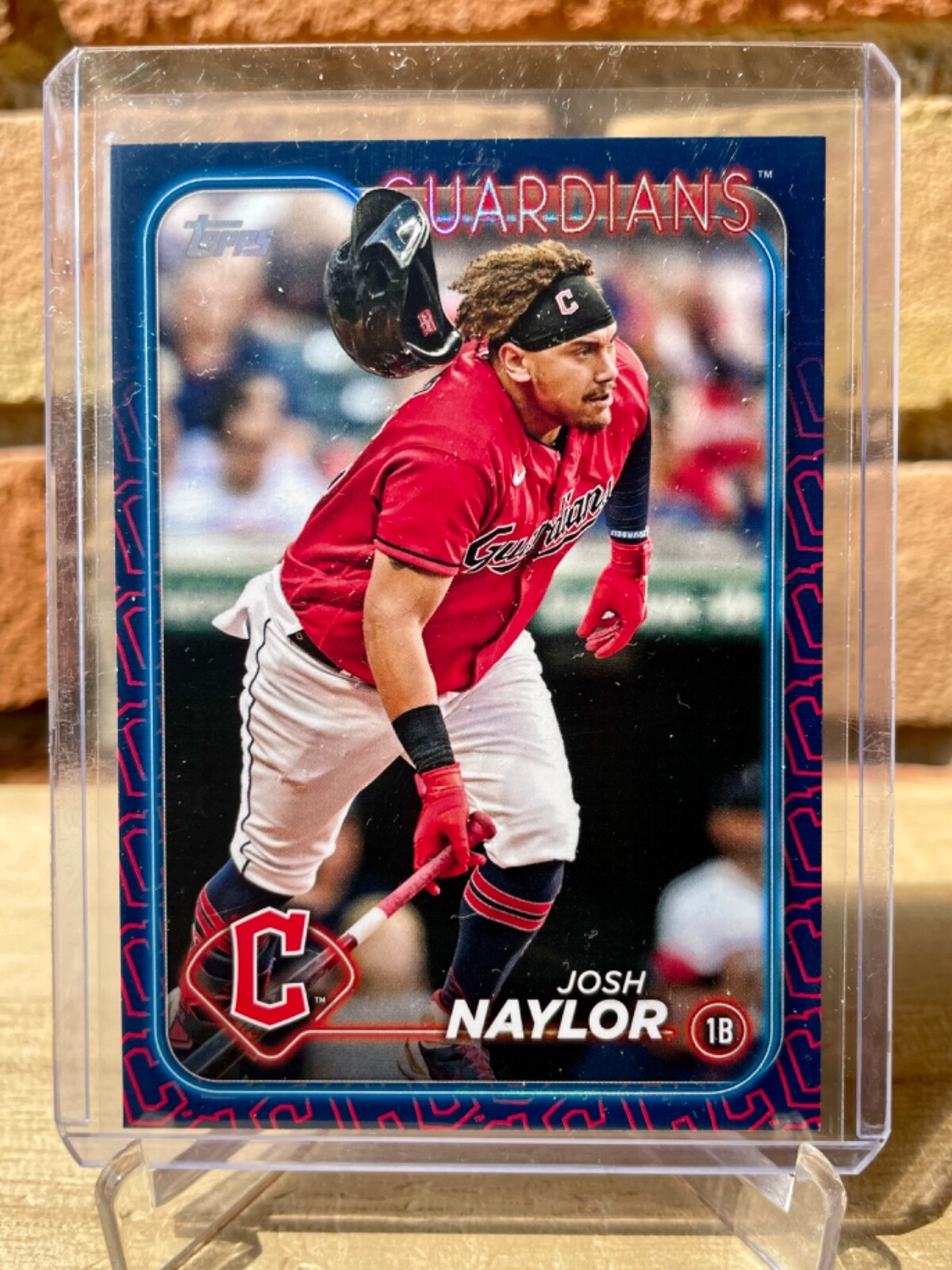 2024 Topps Series 1 Josh Naylor #10 Team Color SSP Parallel Variation Guardians