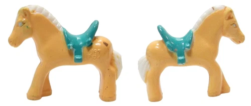 1994 Polly Pocket Happy Horses - Palomino Horse Name Unknown Bluebird Toys