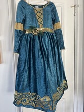 Disney Store Colección Castillo Valiente Mérida Vestido Princesa Disfraz 13 Nuevo con Etiquetas
