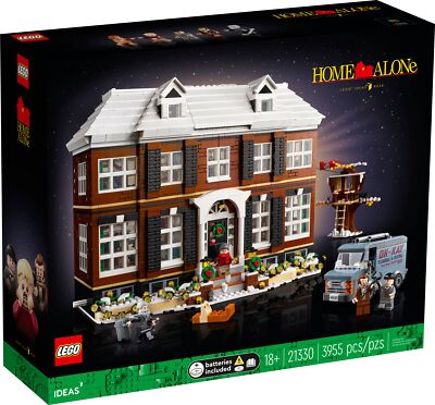 LEGO Ideas Home Alone House 3955 Piece Building Set 21330 Box has Wear  673419345842|