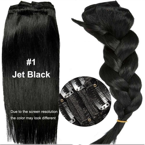Ombre Real Double Weft Clip in 100% Remy Echthaar Extensions DICK Körperwelle - Bild 16 von 36