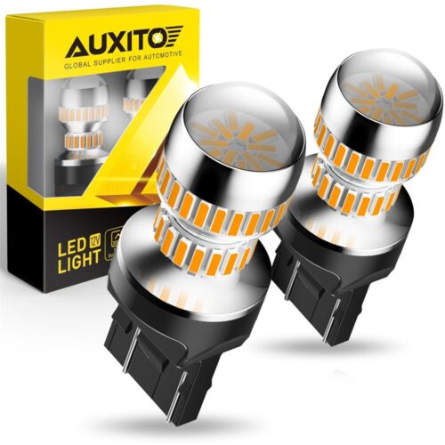 AUXITO 7443 7440 Amber LED Front Turn Signal Light Bulbs No Hyper Flash CANBUS - Bild 11 von 11