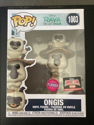 Funko Raya & The Last Dragon Ongis Flocked #1003 Target Con 2021 W/ PROTECTOR! - Picture 1 of 6