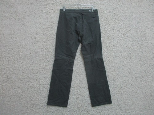 VINTAGE Levis SilverTab Pants 9 Womens Juniors Size Gray Chino Fleece Straight - Picture 6 of 15