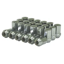 24 Chrome 14x1.5mm GMC Chevy RAM Dodge Factory Style Lug 7/8" Hex KIT B1W