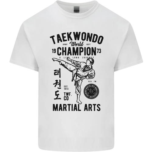 Taekwondo World Champion Martial Arts MMA Mens Cotton T-Shirt Tee Top - Picture 16 of 101