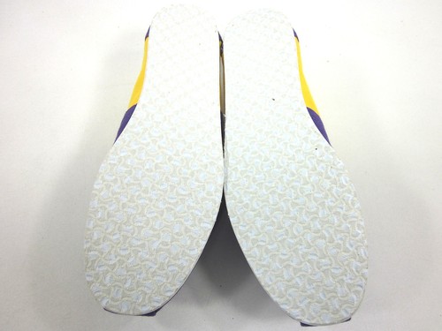 TOMS CLASSICS EAST CAROLINA UNIVERSITY MEN SHOES PURPLE/YELLOW US 9.5 NEW - Picture 5 of 6