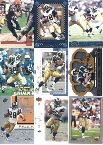 Marshall Faulk 9 Karten Lots Sie wählen! ROOKIES INSERTS - Bild 7 von 18