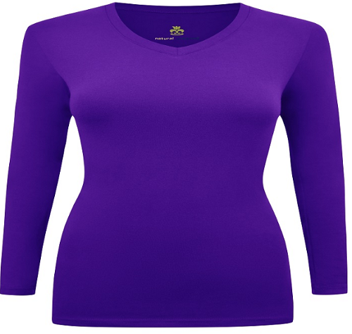 Uniforms Naturales Mujer Bajo Exfoliante Camiseta Cuello en V Mangas Largas Camiseta Prenda para el torso 7170 - Imagen 10 de 38