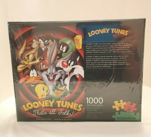 Looney Tunes 1.000 Teile That's All Folks Daffy Bugs Tweety Puzzle versiegelt - Bild 2 von 7