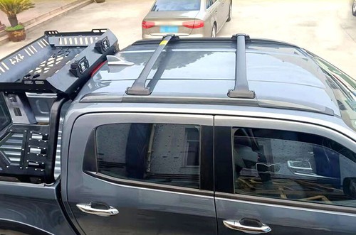 4PCS Roof Rack Rails Cross bars Fits for ISUZU D-MAX DMAX 2020-2023 Black - Picture 5 of 11