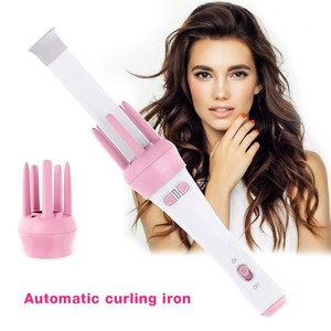 Automatic Hair Curler Wand Hot Ceramic Auto Rotating Beach Waver